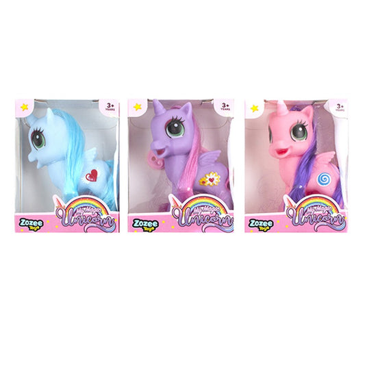 My Magic Unicorn 3 Colours Childrens Toy Figurine