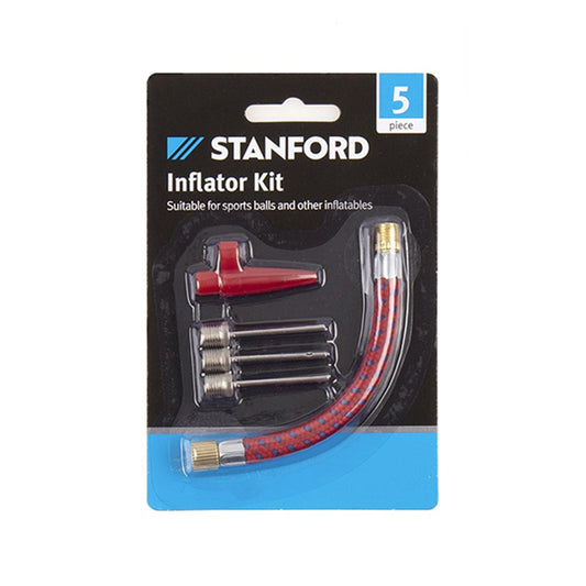 Red Inflation Pump Kit – 5 Pack | Sports & Bike Tyre Inflator Set