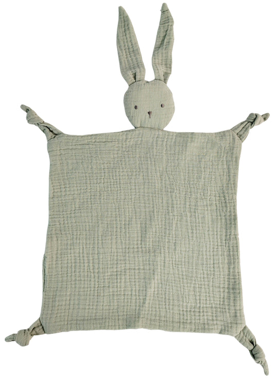 Sage Bunny Muslin Comforter – Ultra-Soft Baby Sleep Companion