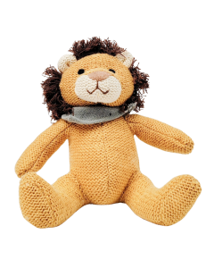 Premium Soft Knit Mustard Lion Stuffed Animal