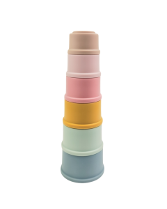 Childrens Colourful 6 Cup Stacking Activity Toy